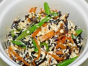 ひじきと豆腐で白和え レシピ 作り方 By Time77777 楽天レシピ