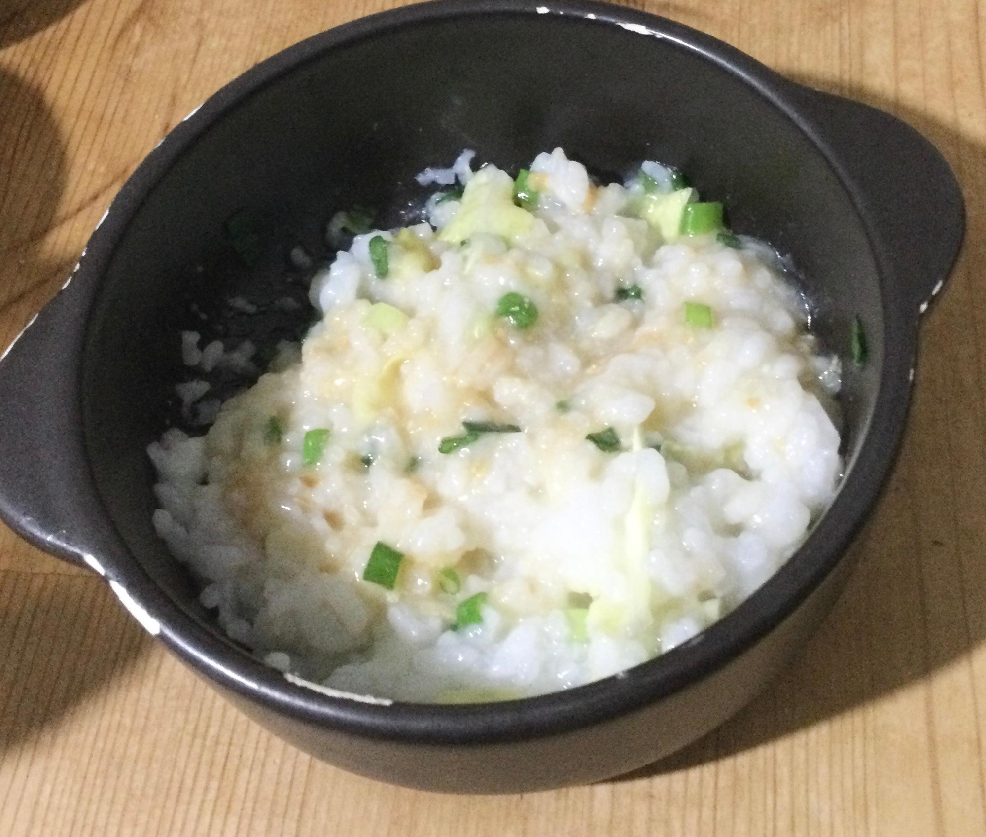キャベツ細ねぎ入りおじや♪