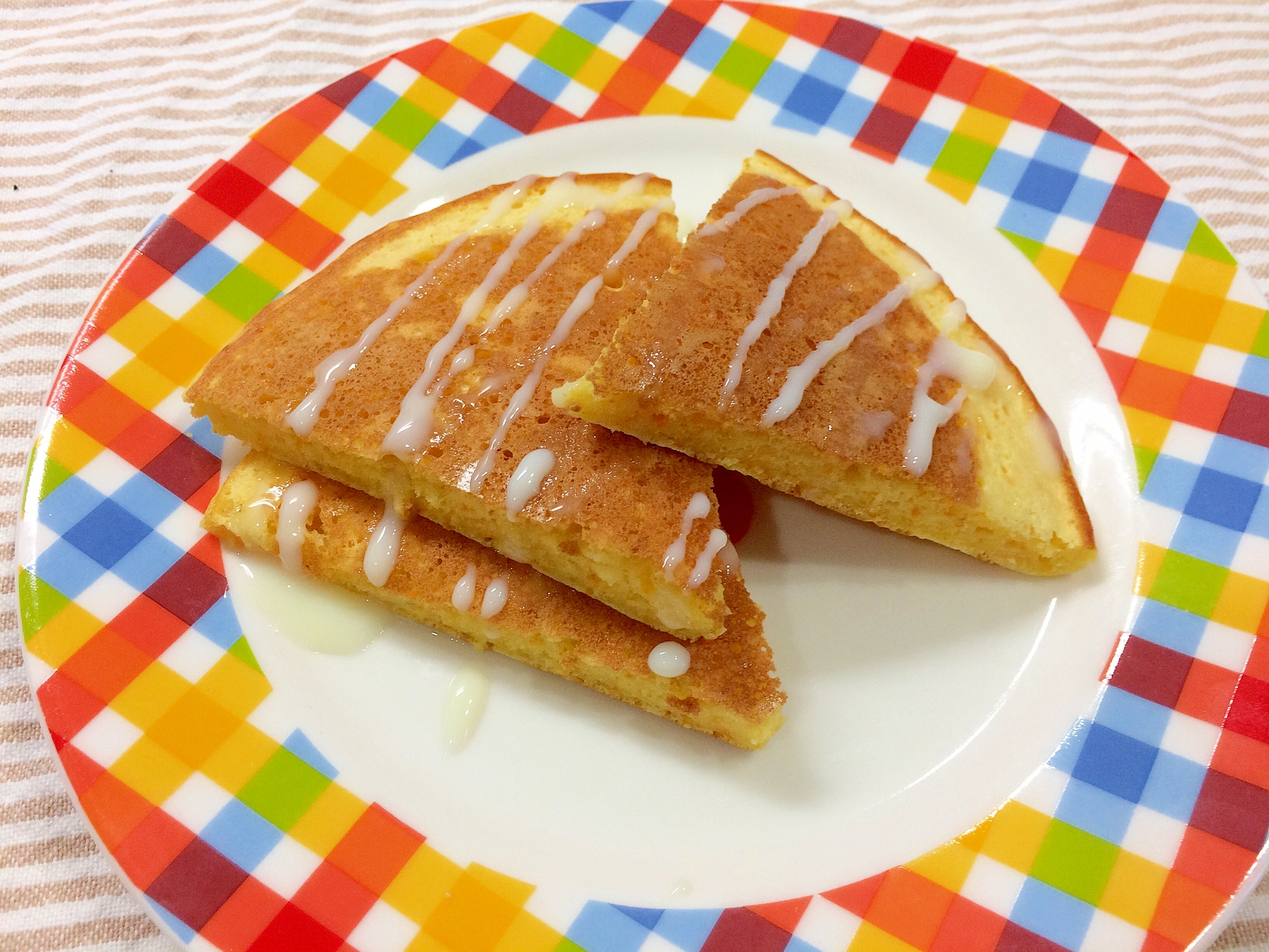 朝食やおやつに☆人参パンケーキ