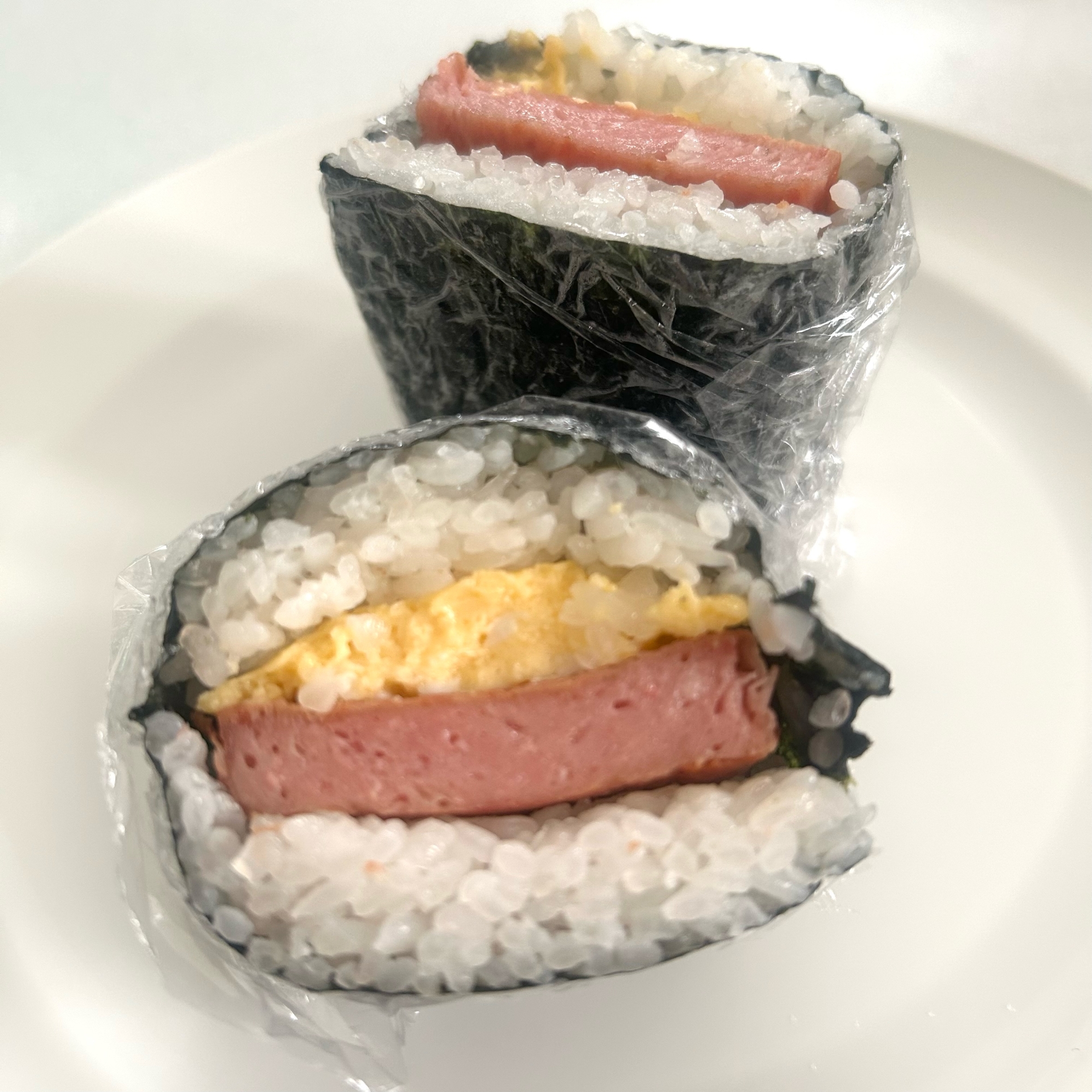【お弁当に】スパムおにぎり