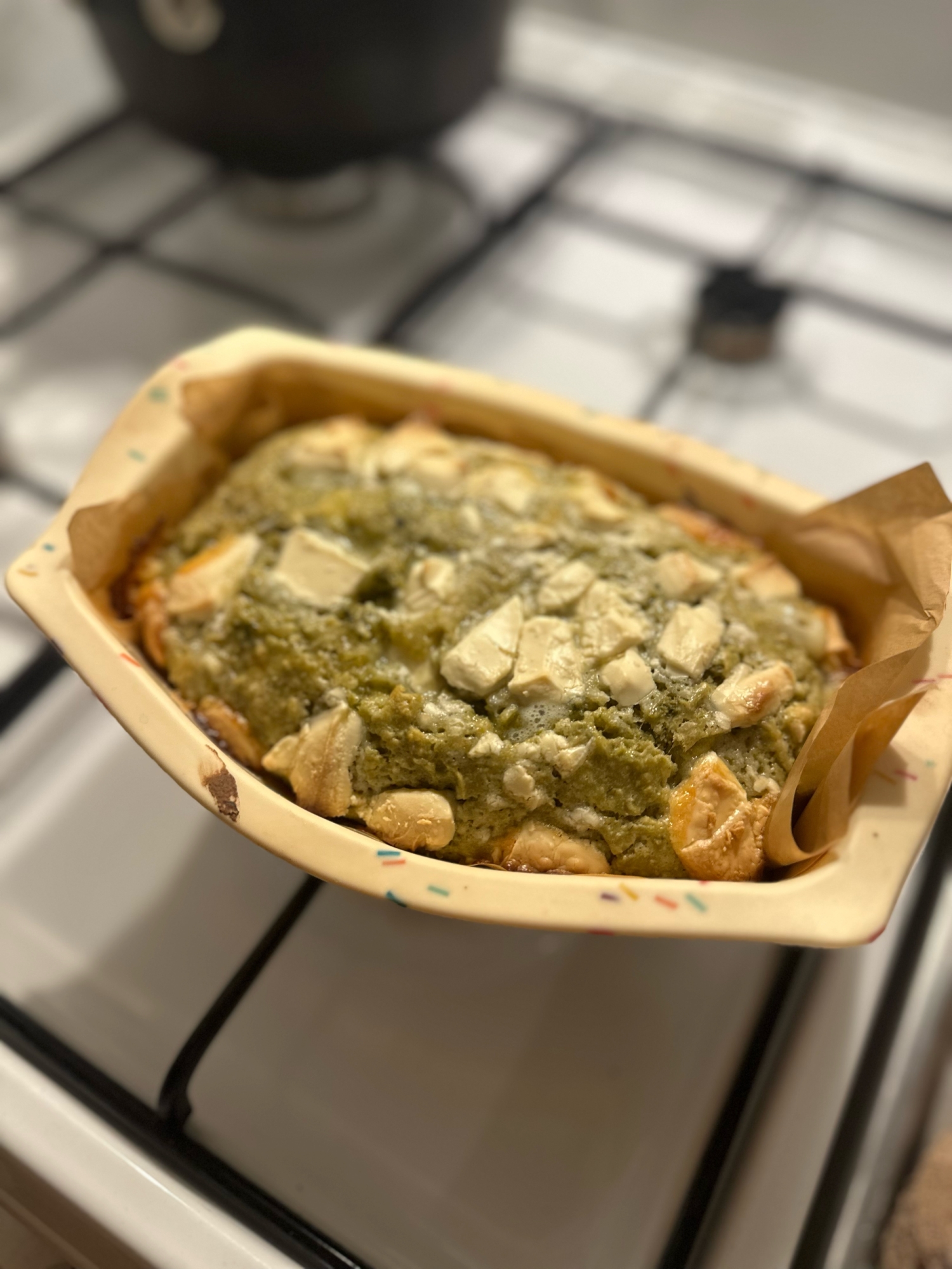 砂糖使用なし！抹茶ホワイトチョコパウンドケーキ♡