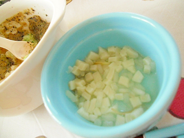 はじめてのうどん 離乳食 初期 レシピ 作り方 By ミスチバス 楽天レシピ