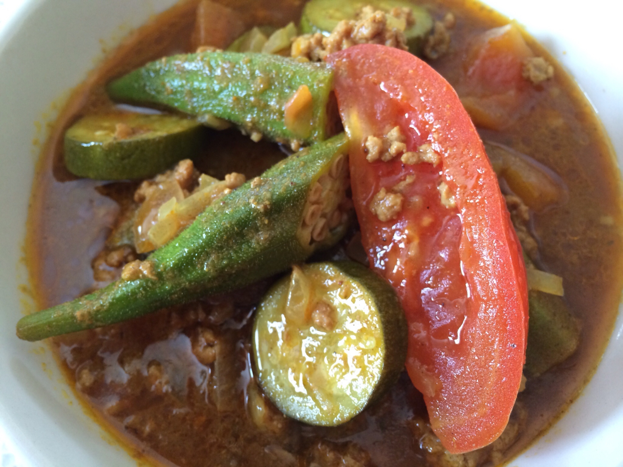 ルー無し　本格的な夏野菜カレー