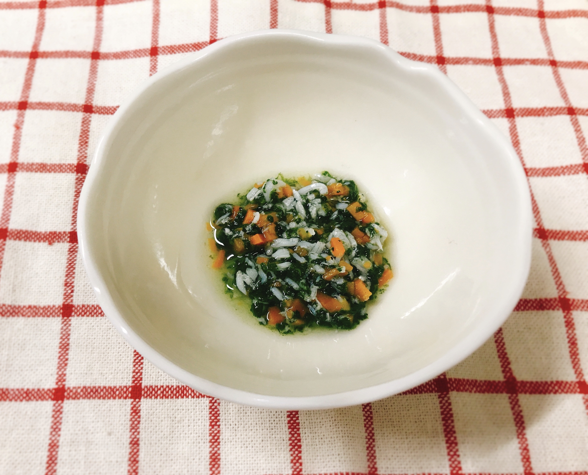 離乳食後期 しらすの人参 ほうれん草の和風だし煮 レシピ 作り方 By Cocopoteito 楽天レシピ 離乳食後期 しらすの人参 ほうれん草の和風だし煮 レシピ 作り方 By Cocopoteito 楽天レシピ