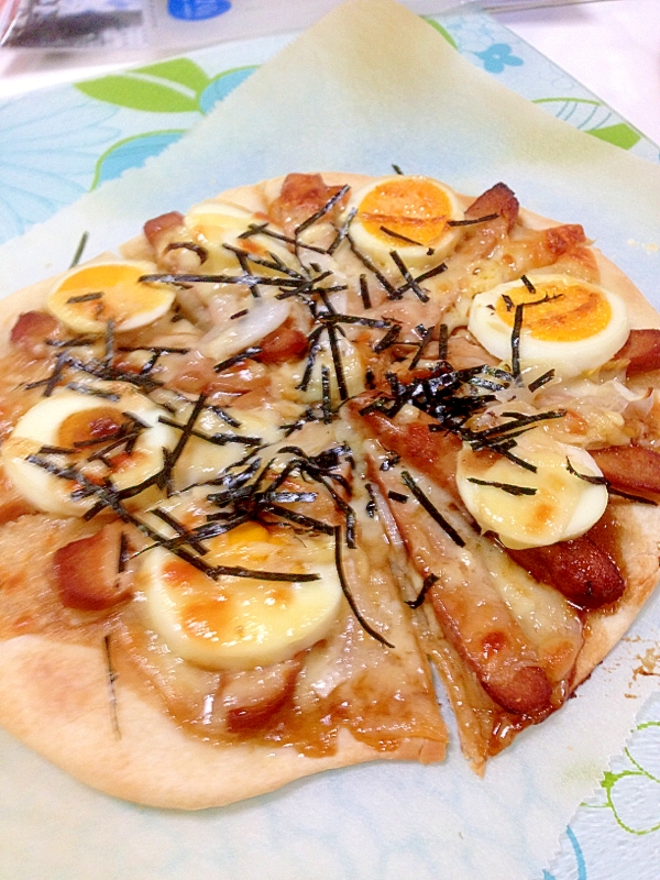 焼肉のタレで照り焼きチキンピザ レシピ 作り方 By Nontan 楽天レシピ