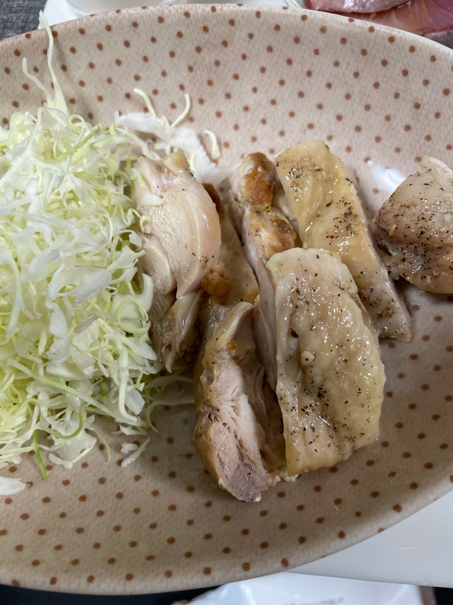 鶏もも炒め(塩麹漬け)