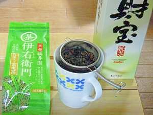 ほっこり　米焼酎の緑茶割り