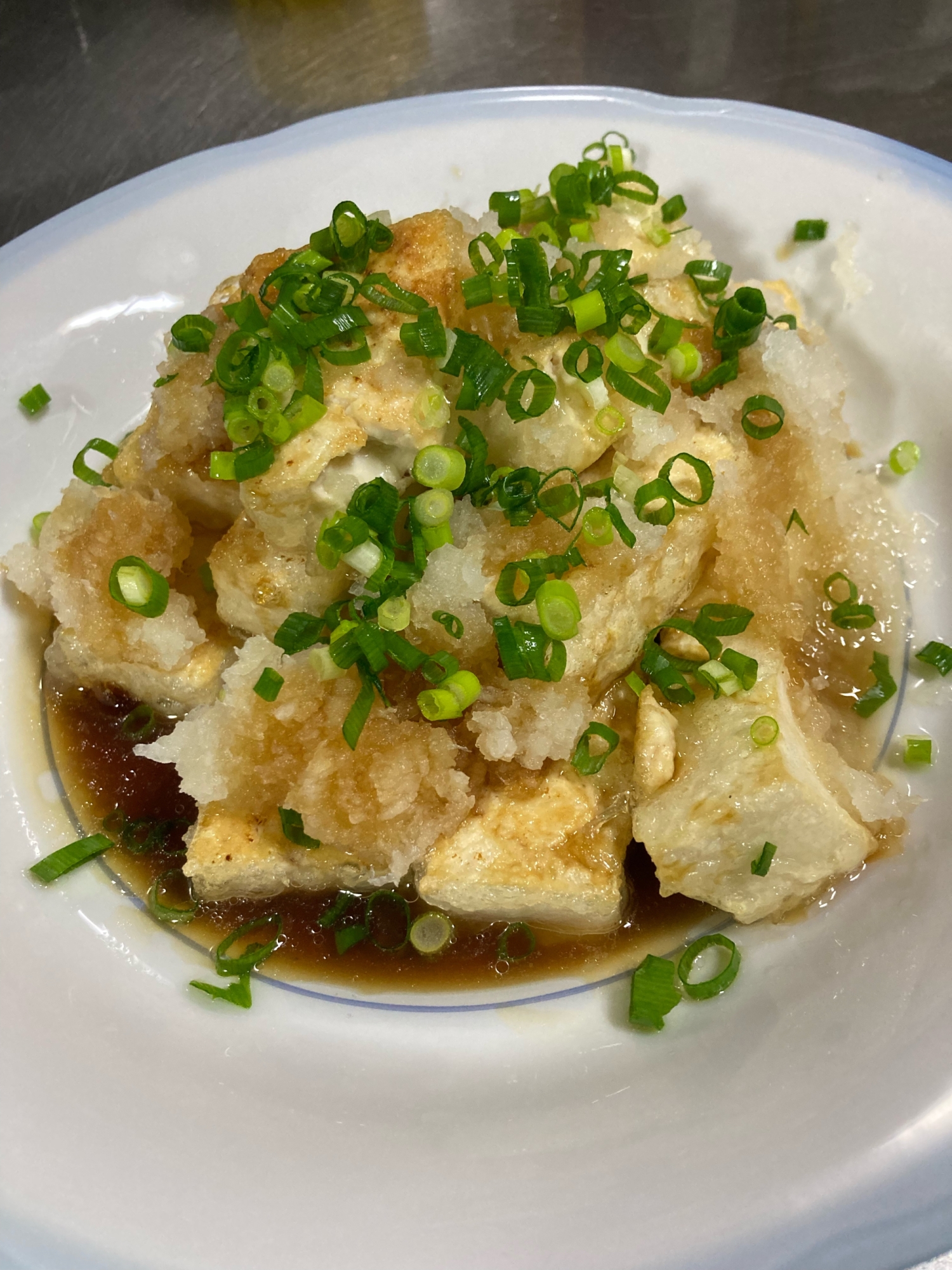 揚げ出し豆腐のみぞれかけ