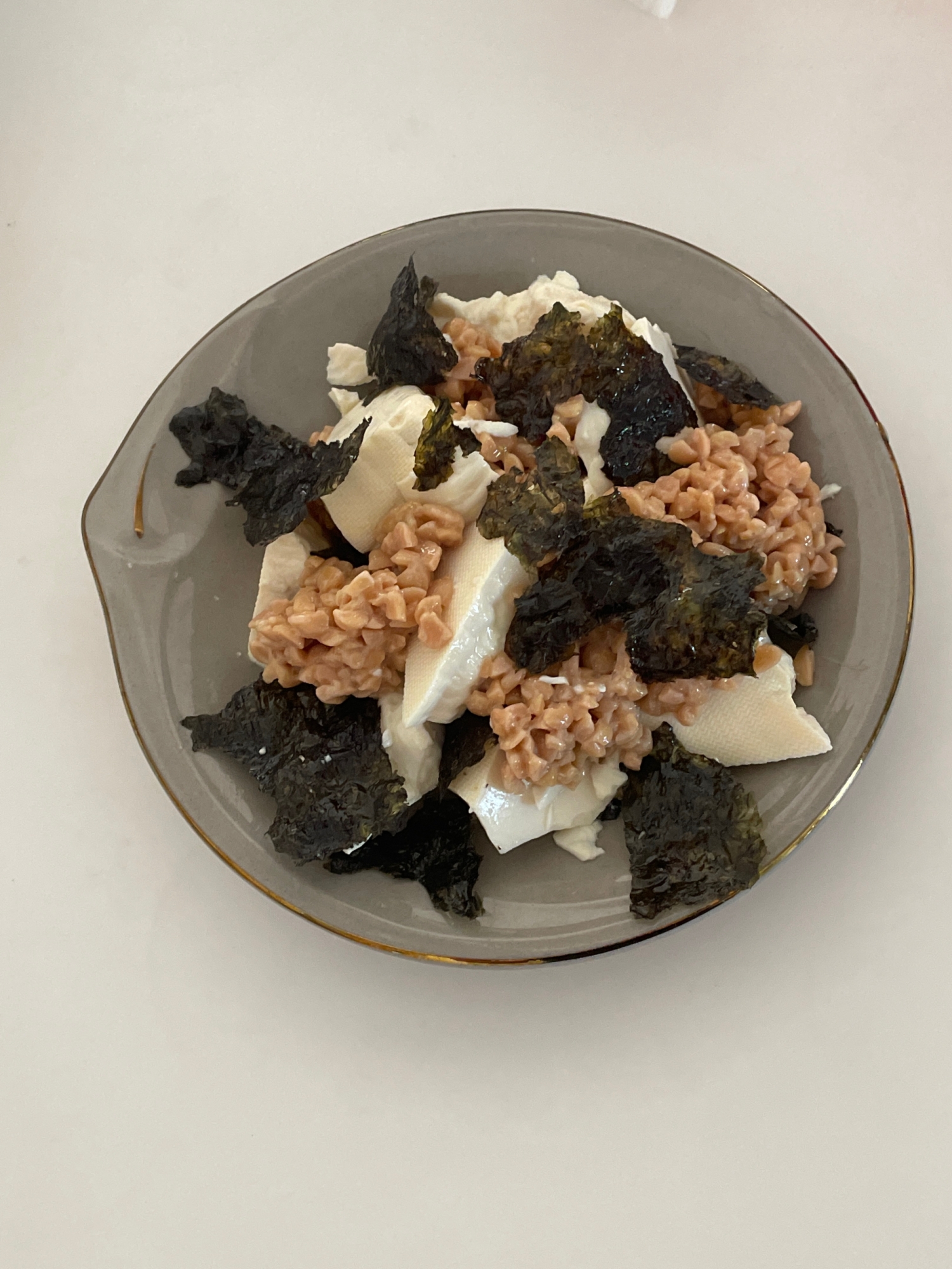 韓国海苔入り納豆豆腐