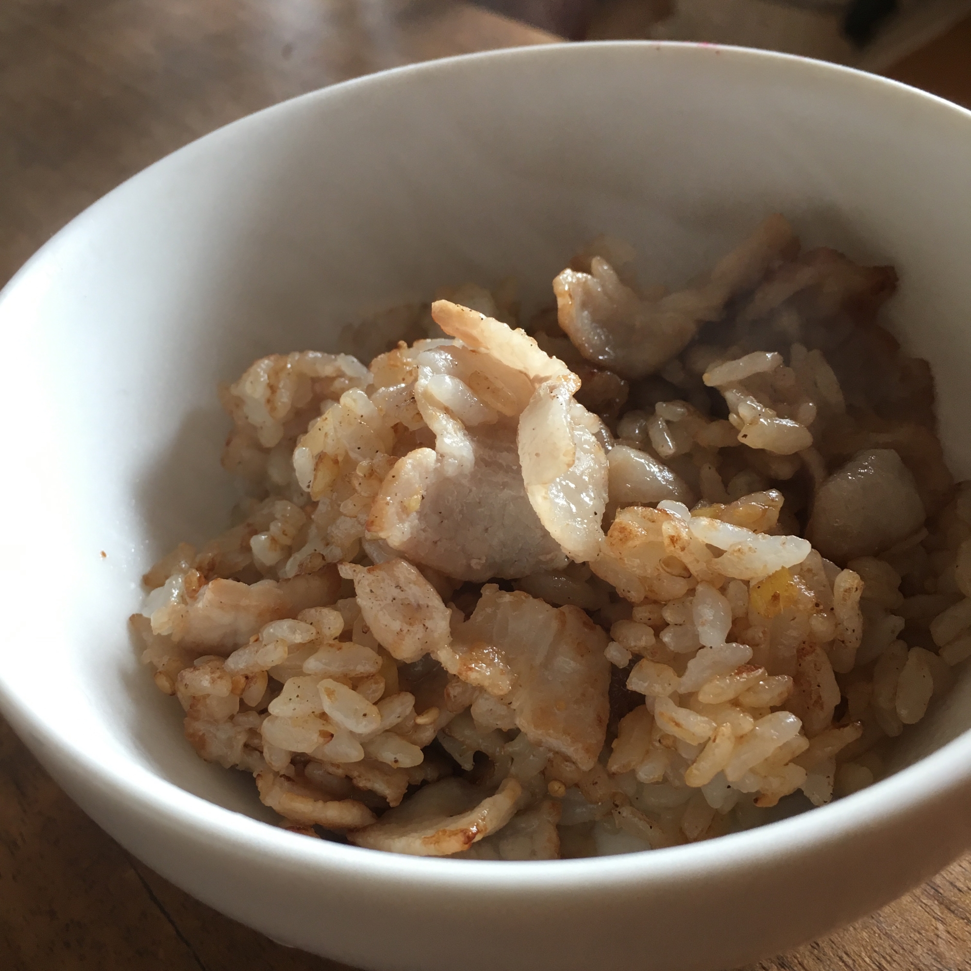 豚肉と生姜の焼き飯