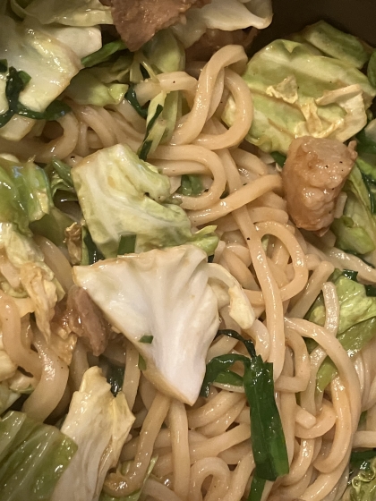 うちの麺　ホルモンうどん　焼き