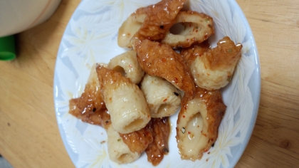 夕飯とお弁当用に作りました！七味をかけて甘辛ピリリでとても美味しかったです♪また作りたいです(^^*)