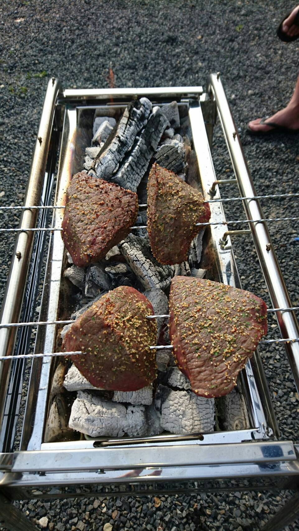 テンションがあがるワイルド肉料理bbq レシピ 作り方 By シオン 楽天レシピ