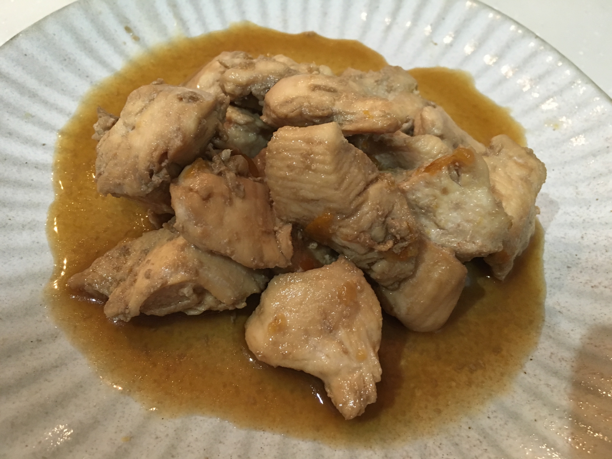 簡単！チキンのマーマレード煮
