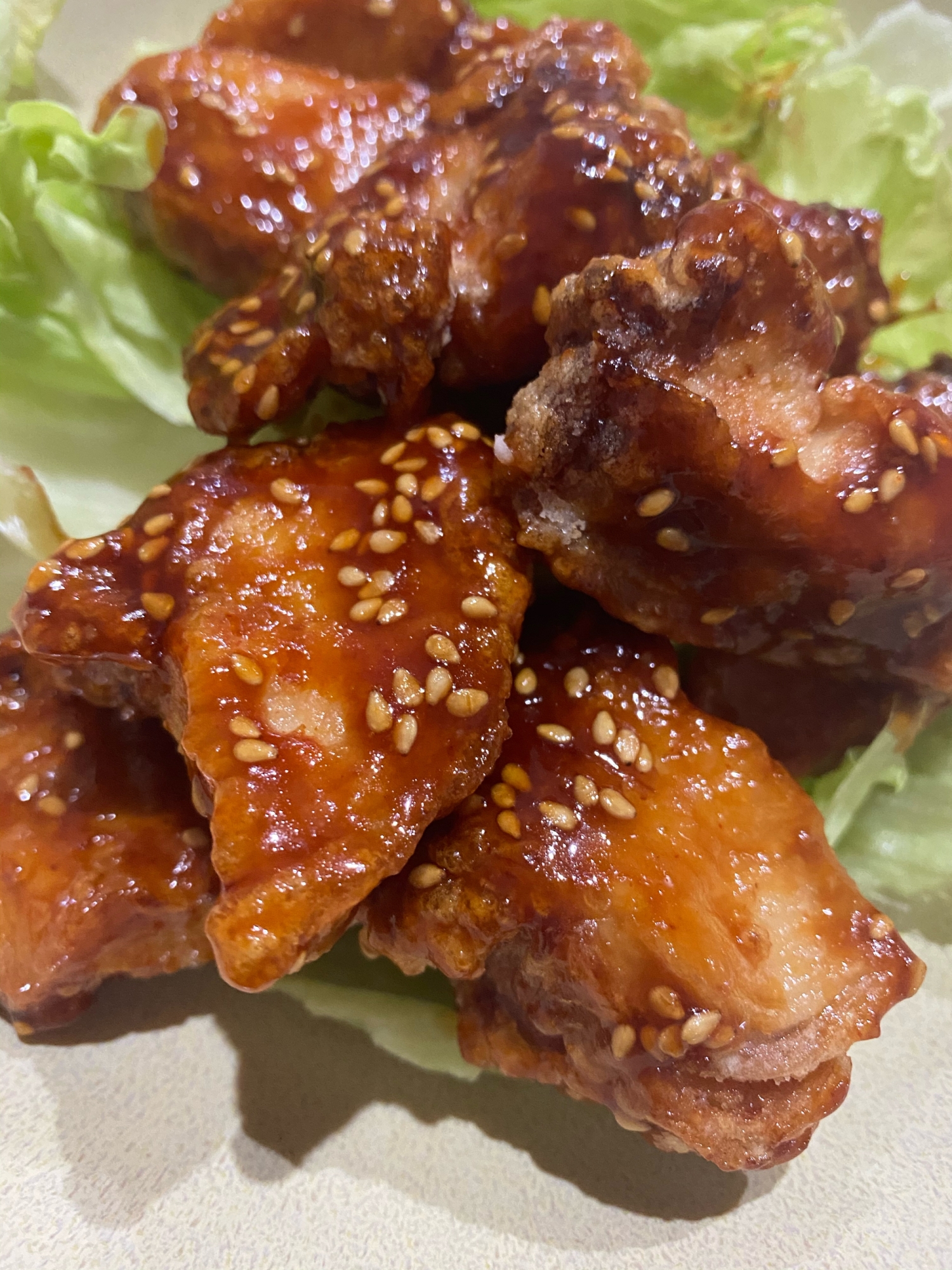 鶏胸肉で作る！甘辛ヤンニョムチキン