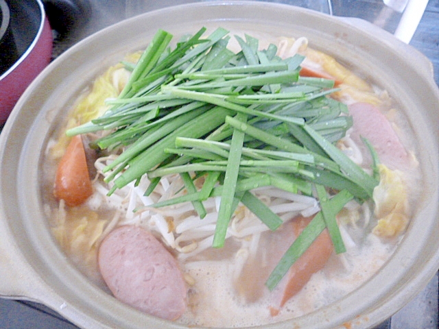 我が家のもつ鍋