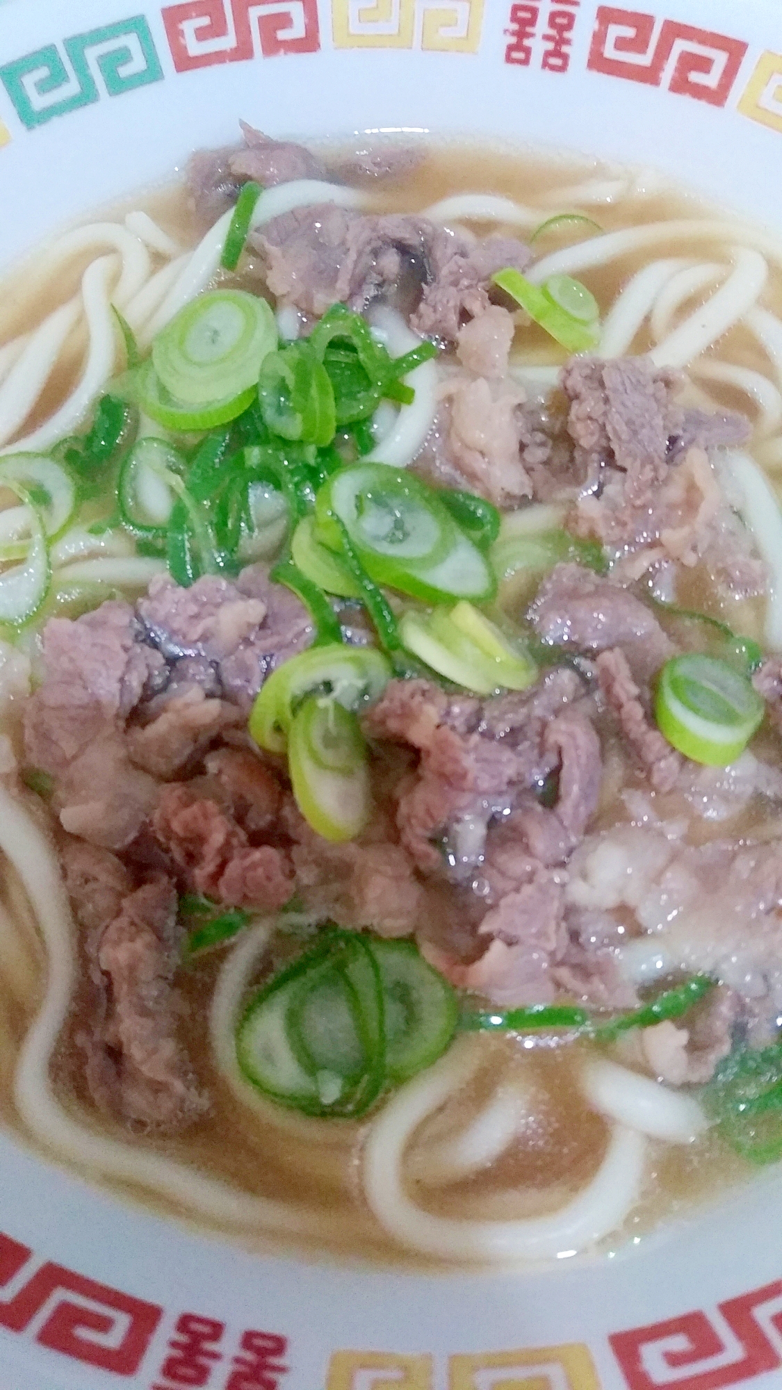 肉吸いうどん！(*^^*)