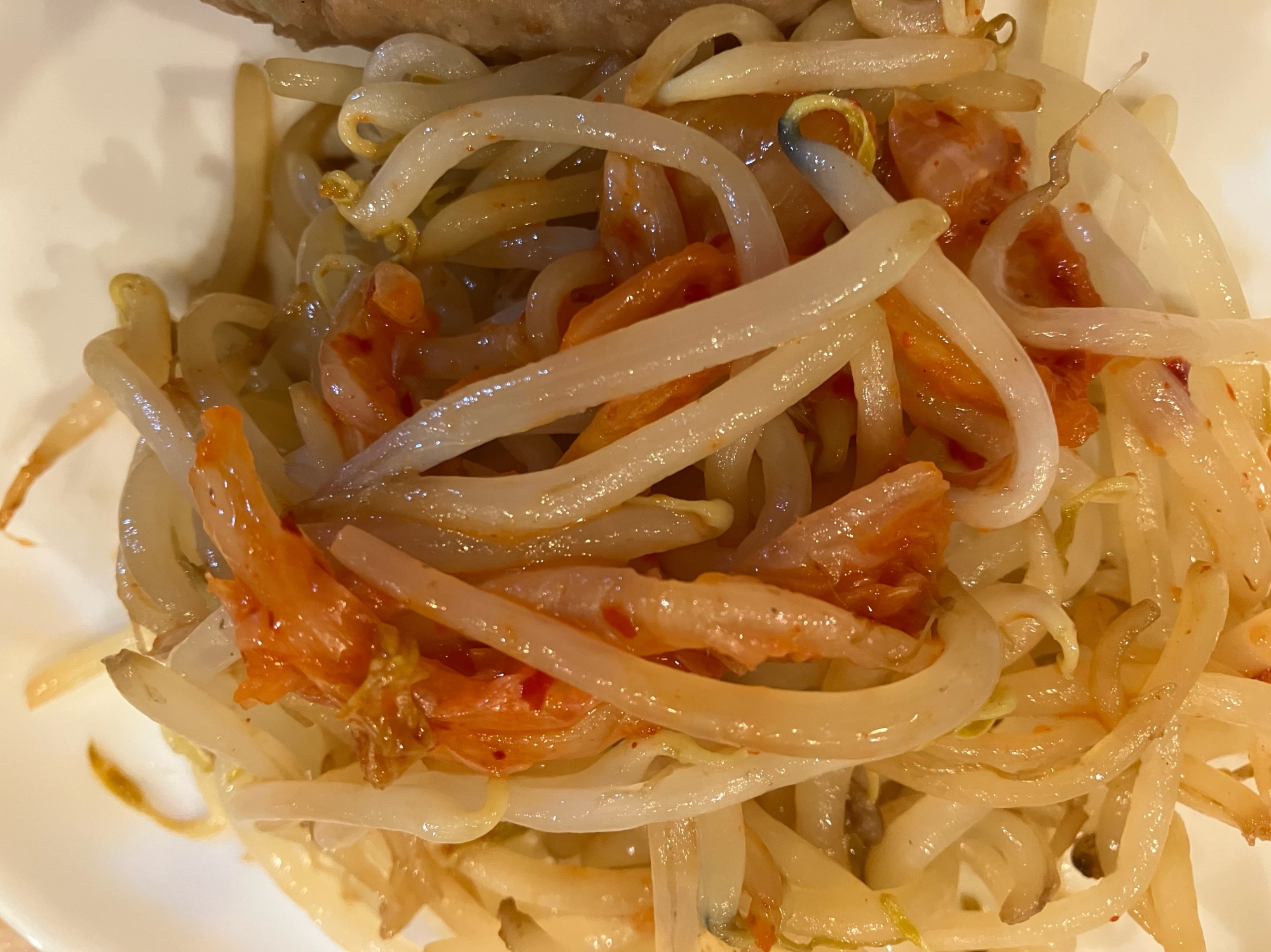 もやしのキムチ和え