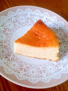 豆腐とヨーグルトのチーズケーキ