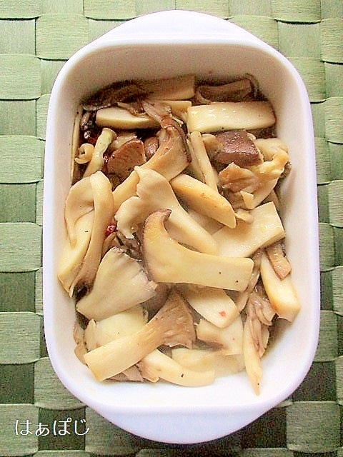 作り置きおかず きのこの柚子マリネ レシピ 作り方 By はぁぽじ 楽天レシピ