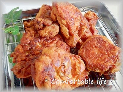 ★”ケイジャン**鶏のから揚げ