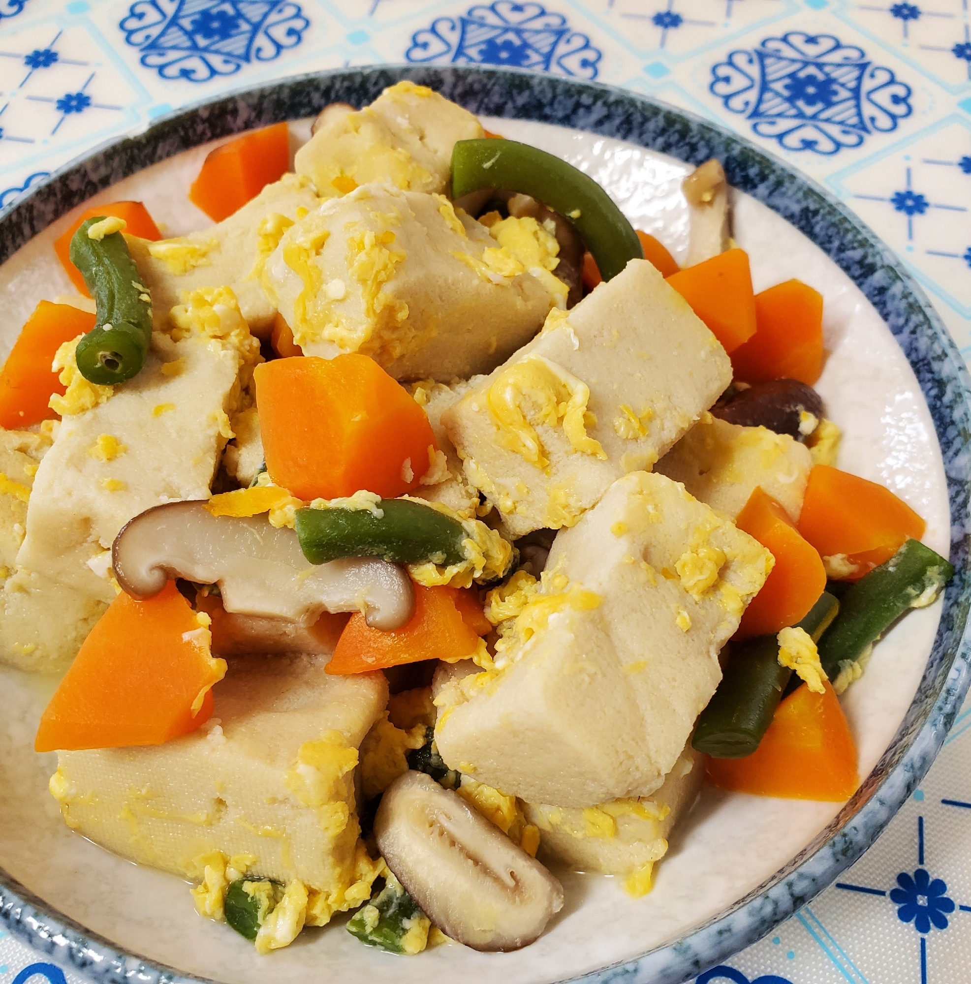 高野豆腐の卵とじ☆