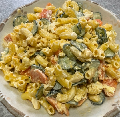 ➿ハムときゅうりのマカロニサラダ➿