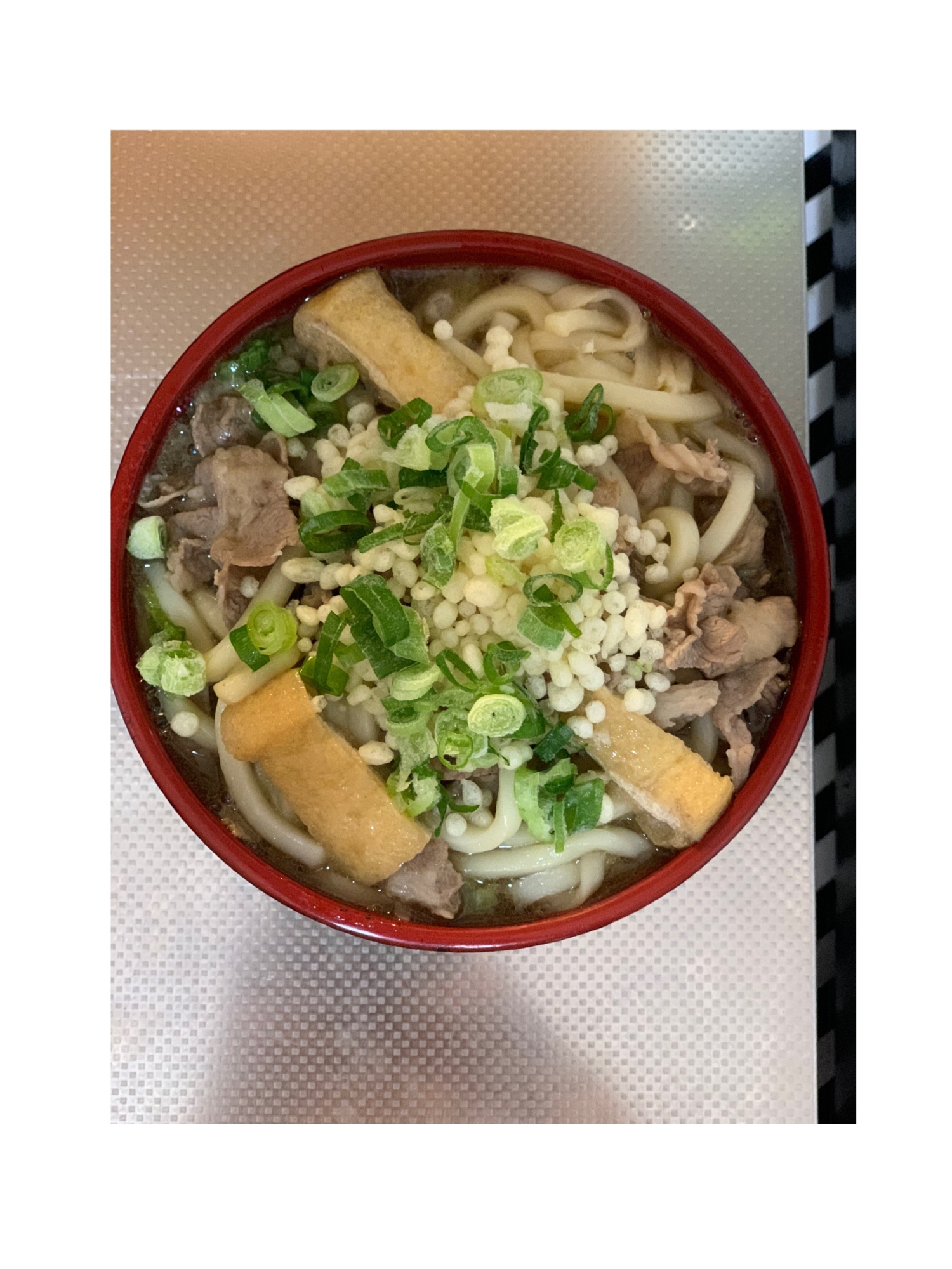 肉うどん⭐ちょっピリ贅沢