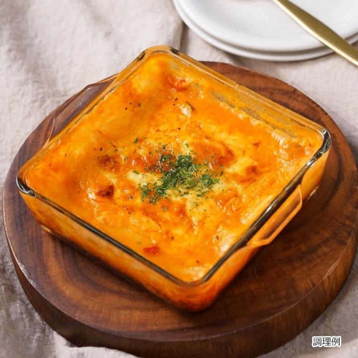 ミネストローネを使って♪簡単☆もちチーズグラタン