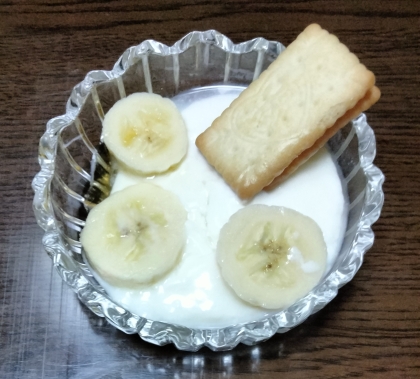 豆パンバナナヨーグルト