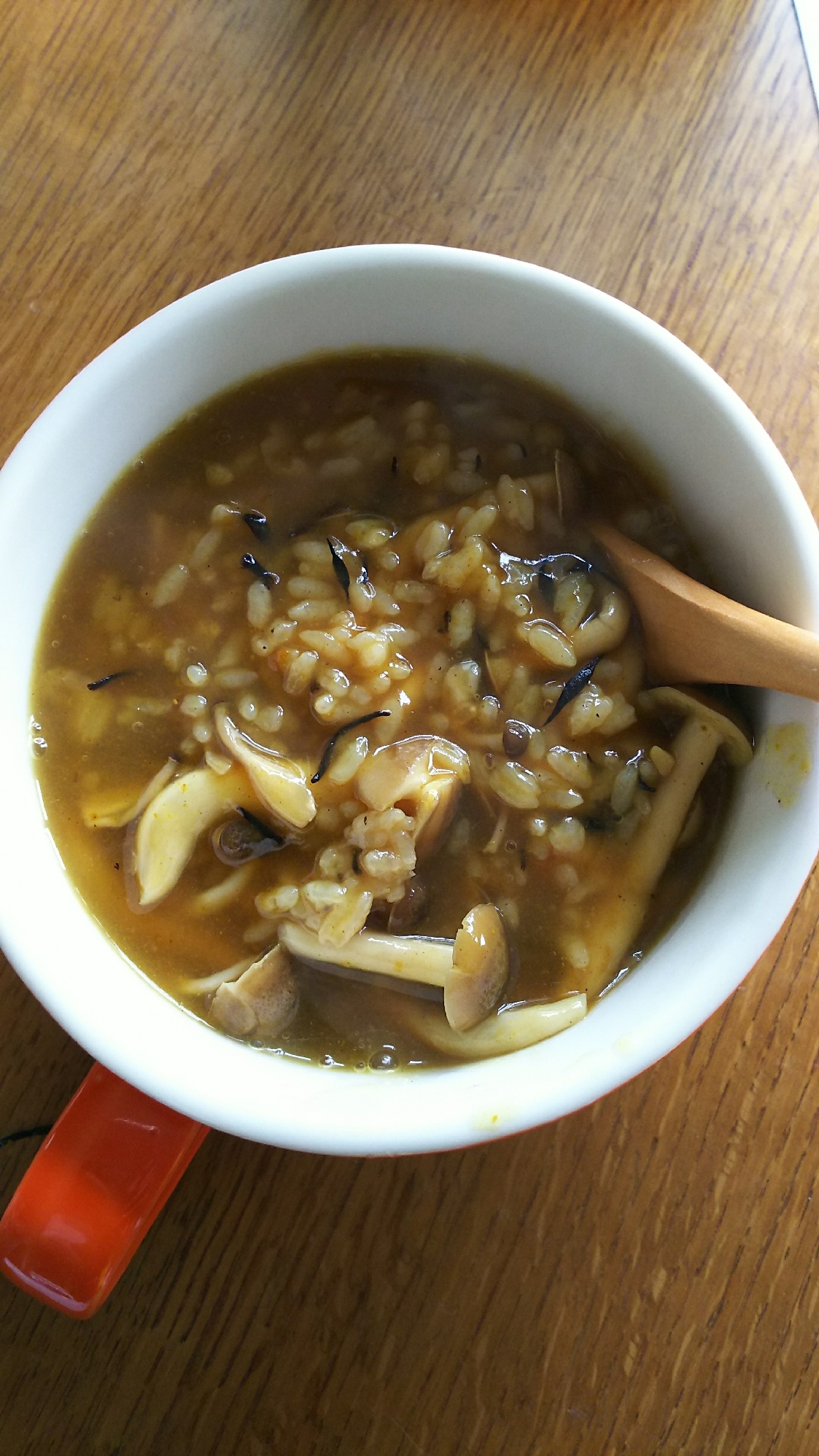 しめじとひじきの雑穀米カレースープ