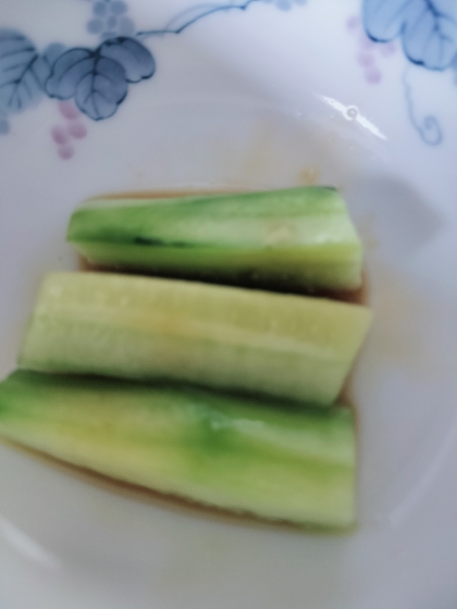 きゅうりの甘辛漬け