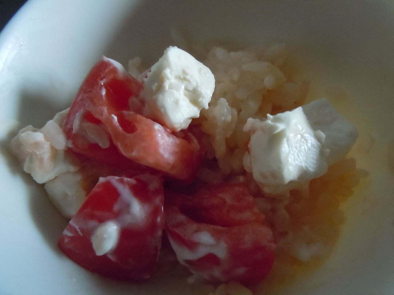 柚風味☆クリームチーズトマト丼