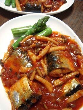 圧力鍋で簡単 さんまトマト煮カレー風味 レシピ 作り方 By yamat 楽天レシピ