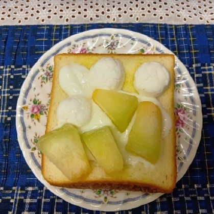 いちじくとマシュマロのフルーツサンド