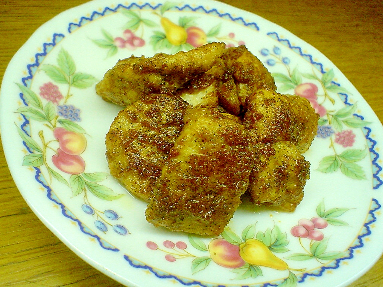 鶏のマーガリン焼き　アーモンド風味