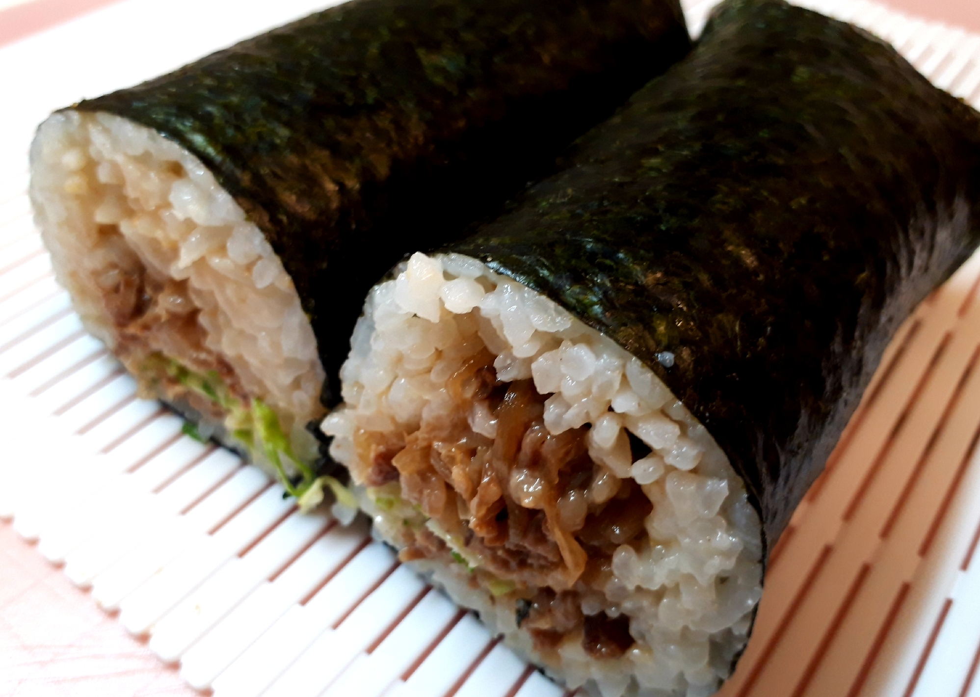 焼き肉サラダののり巻き