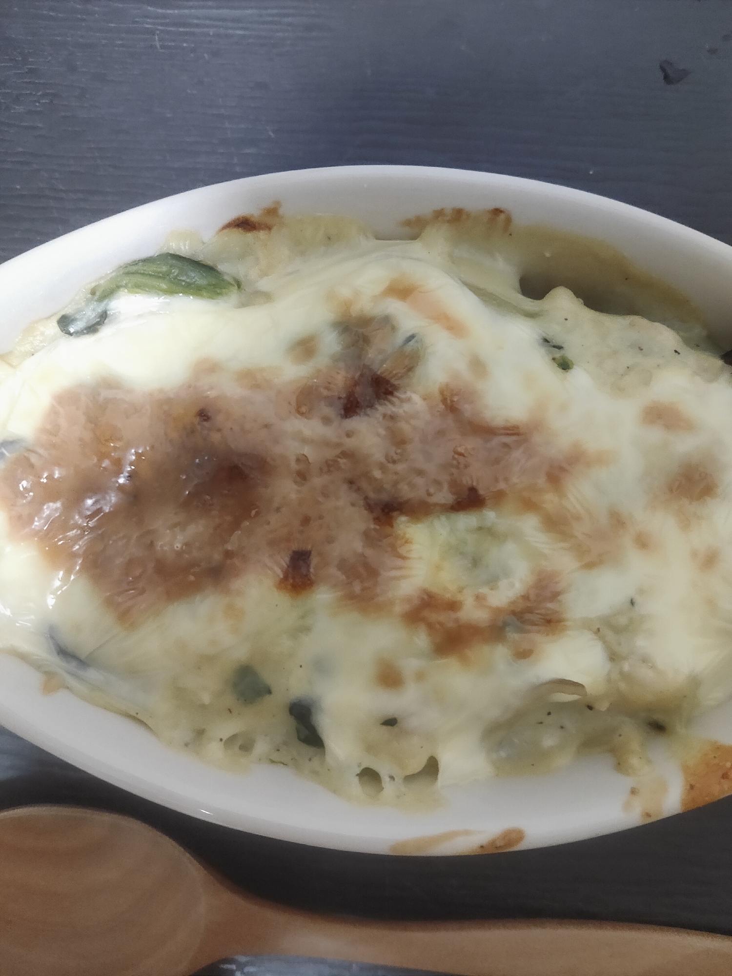 米粉と豆乳のグラタン