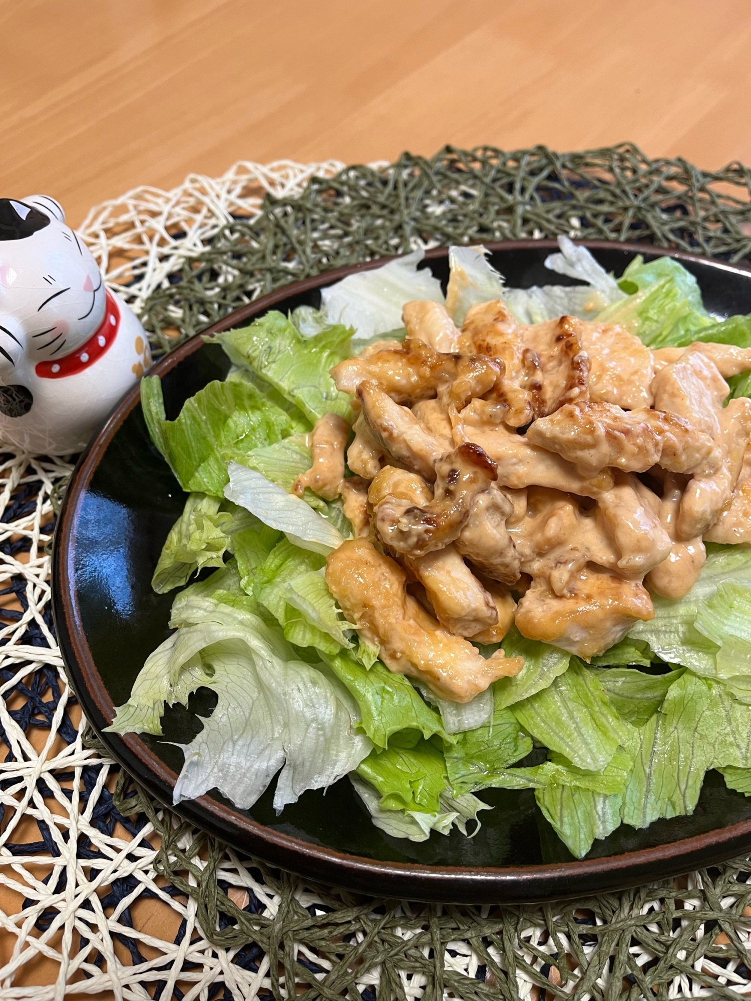 ご飯おかわり〜♬鶏胸肉の味噌マヨ焼き