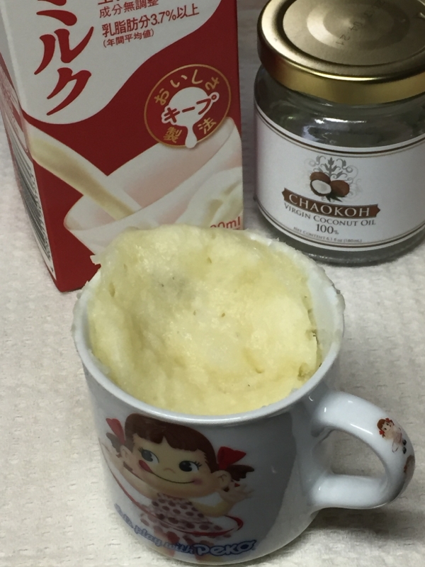 レンジで1分半 プレーン マグカップケーキ レシピ 作り方 By まかろん 楽天レシピ