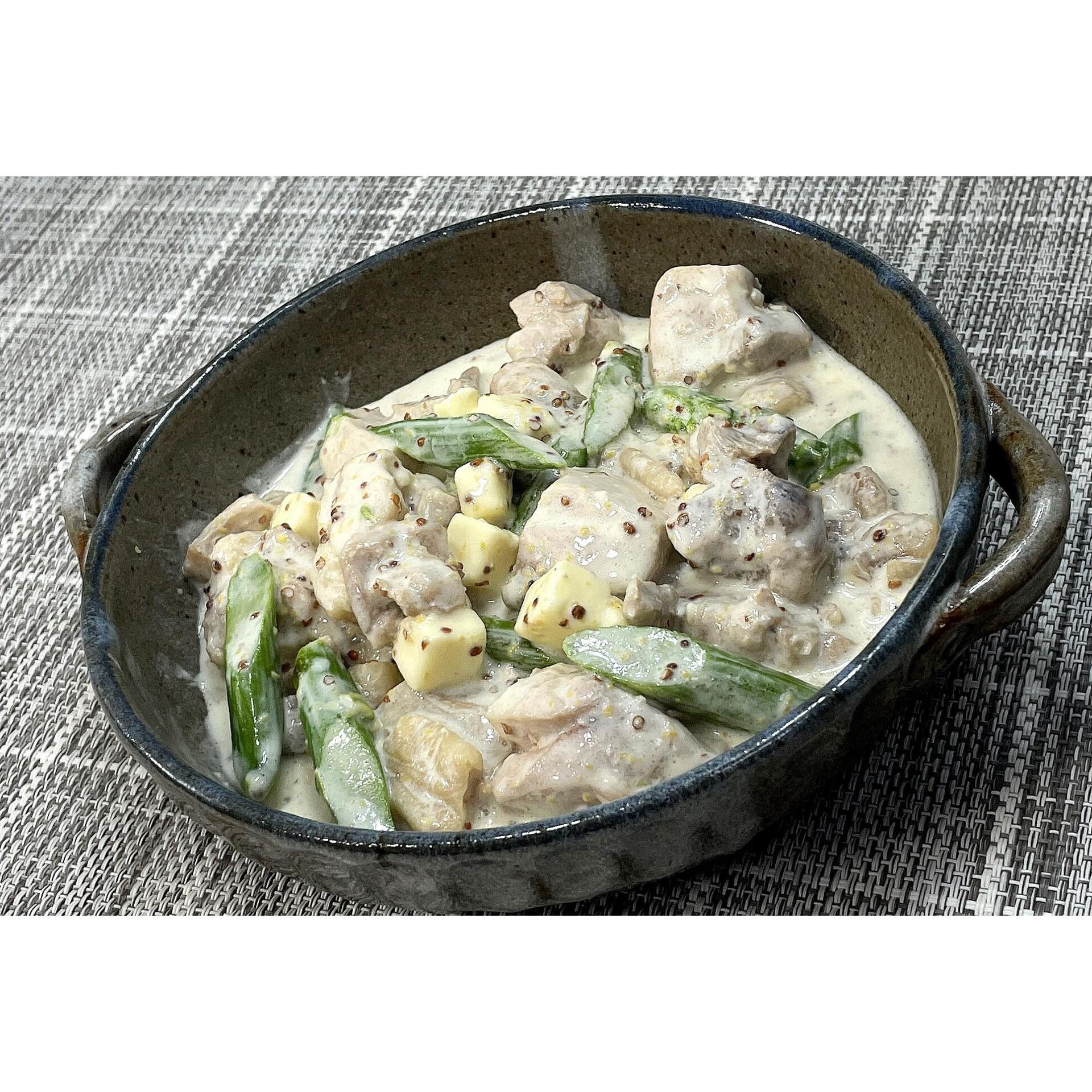 鶏もも肉のクリームマスタード★動画あり★