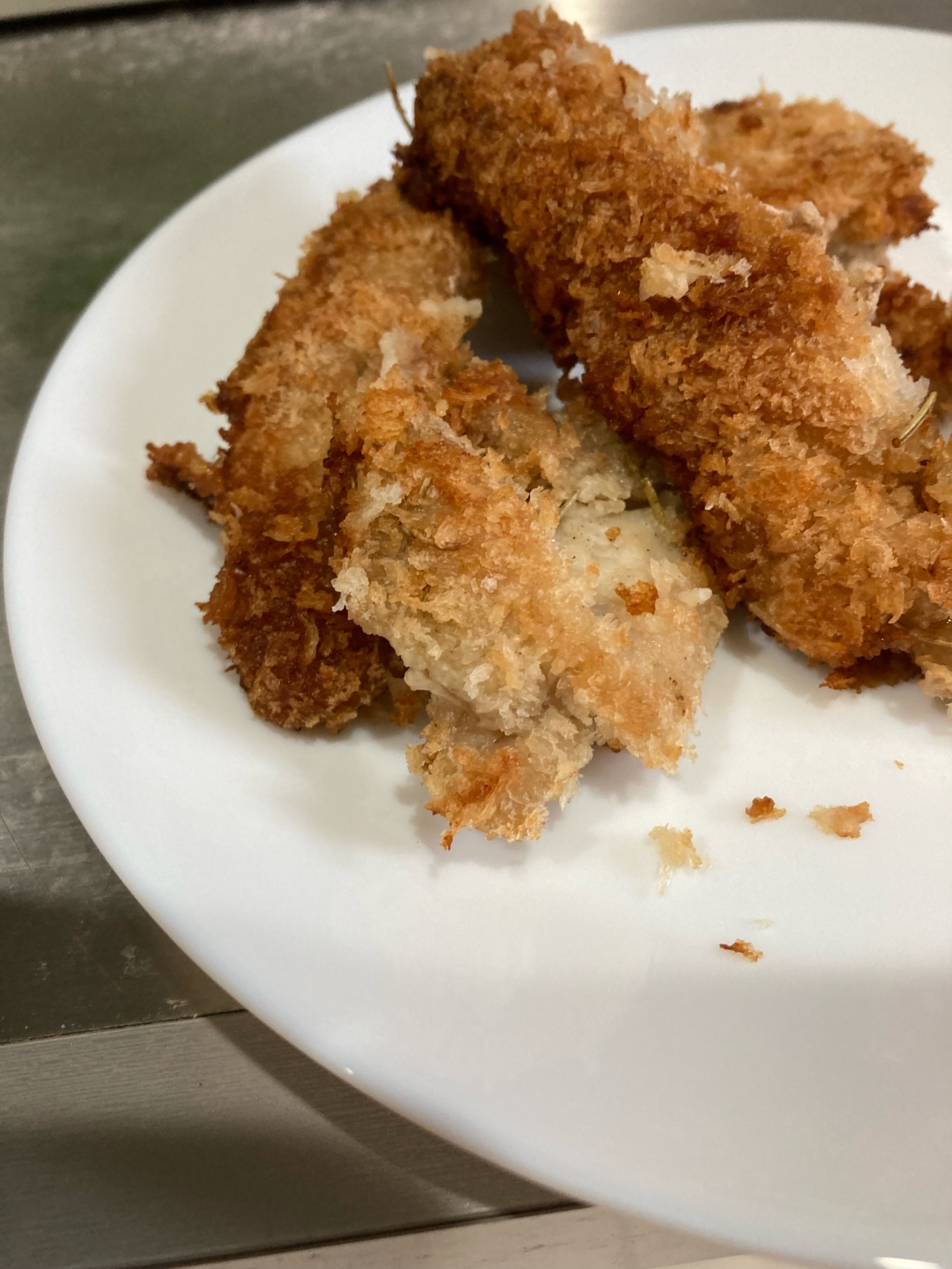 【ご飯レシピ】鶏胸肉でミニチキンカツ♪