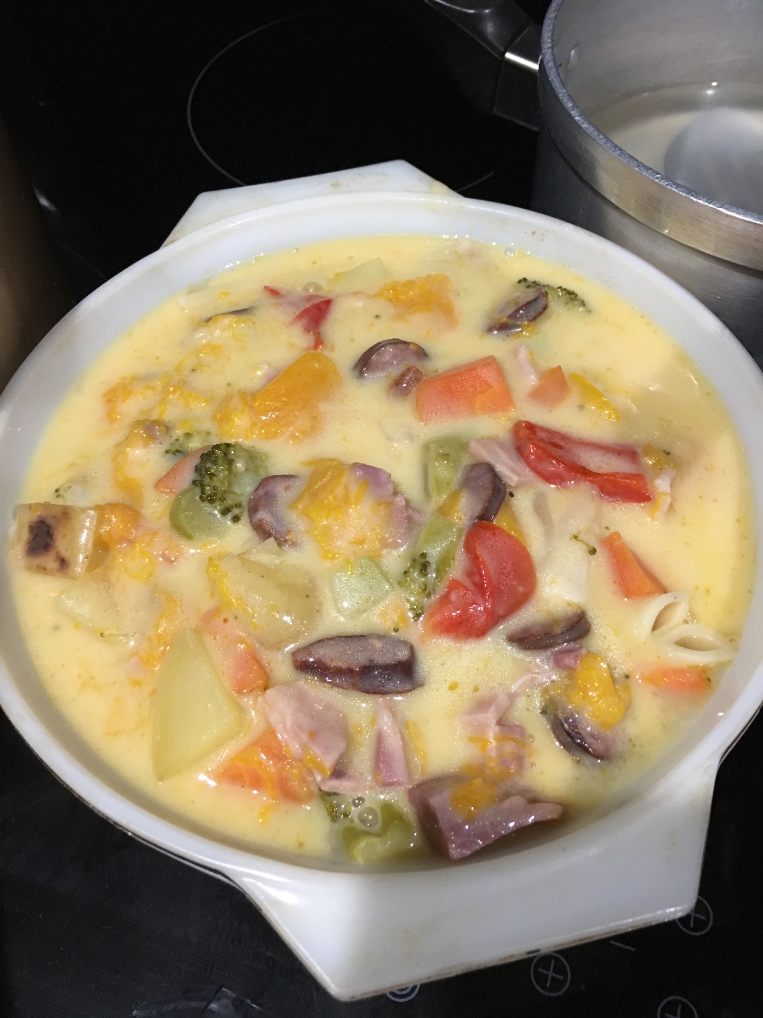 残ったシチューでグラタン風クリームパスタ レシピ 作り方 By Jinka 楽天レシピ