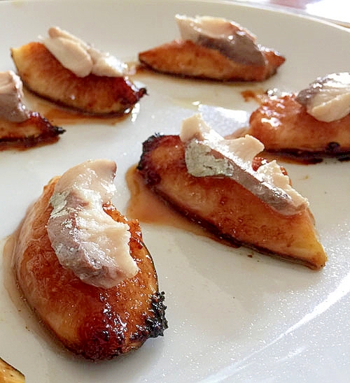 いちじく&お刺身の前菜