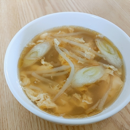 余った餃子の皮で❁卵スープ