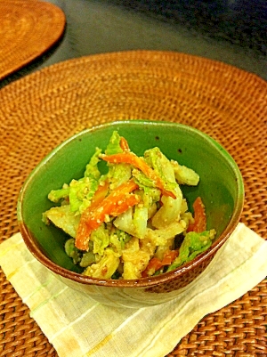 冬野菜のきなこ和え