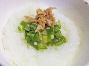 離乳食後期 ツナとおくらのおかゆ レシピ 作り方 By へんてこぽこりんママ 楽天レシピ