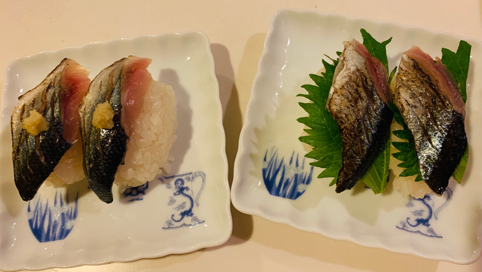 サンマの炙り寿司☆二種
