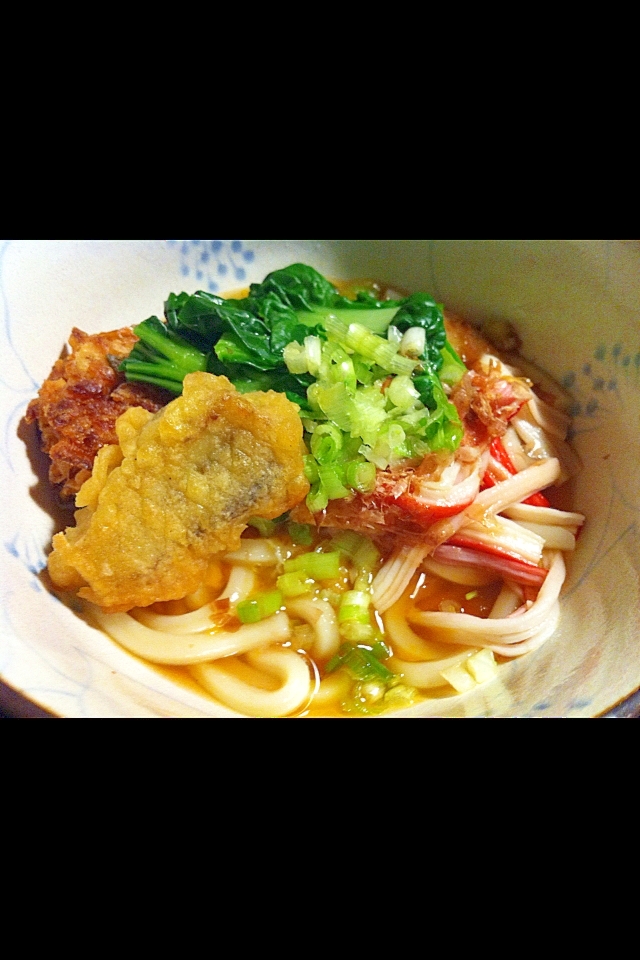 冷蔵庫のあまりものの整理に！ぶっかけうどん