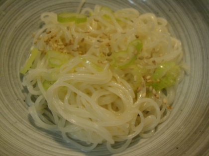 すぐ、簡単、これだけ！余ったらそうめんごま油あえ